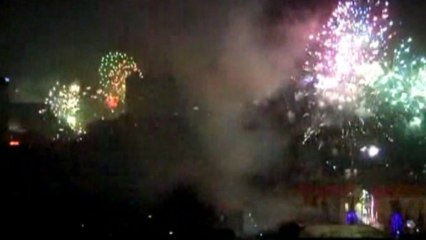 China welcomes new year with fireworks