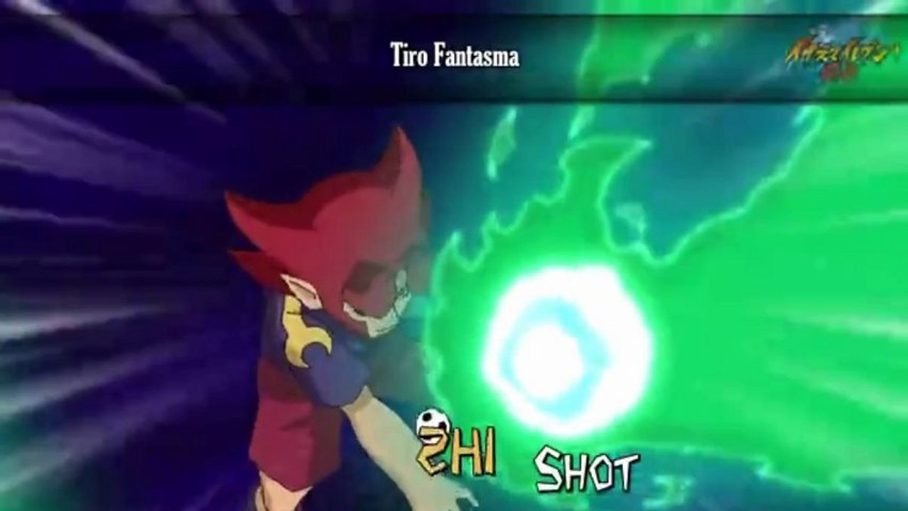 Inazuma Eleven Go Tiro Fantasma VS Defensa de Gaia