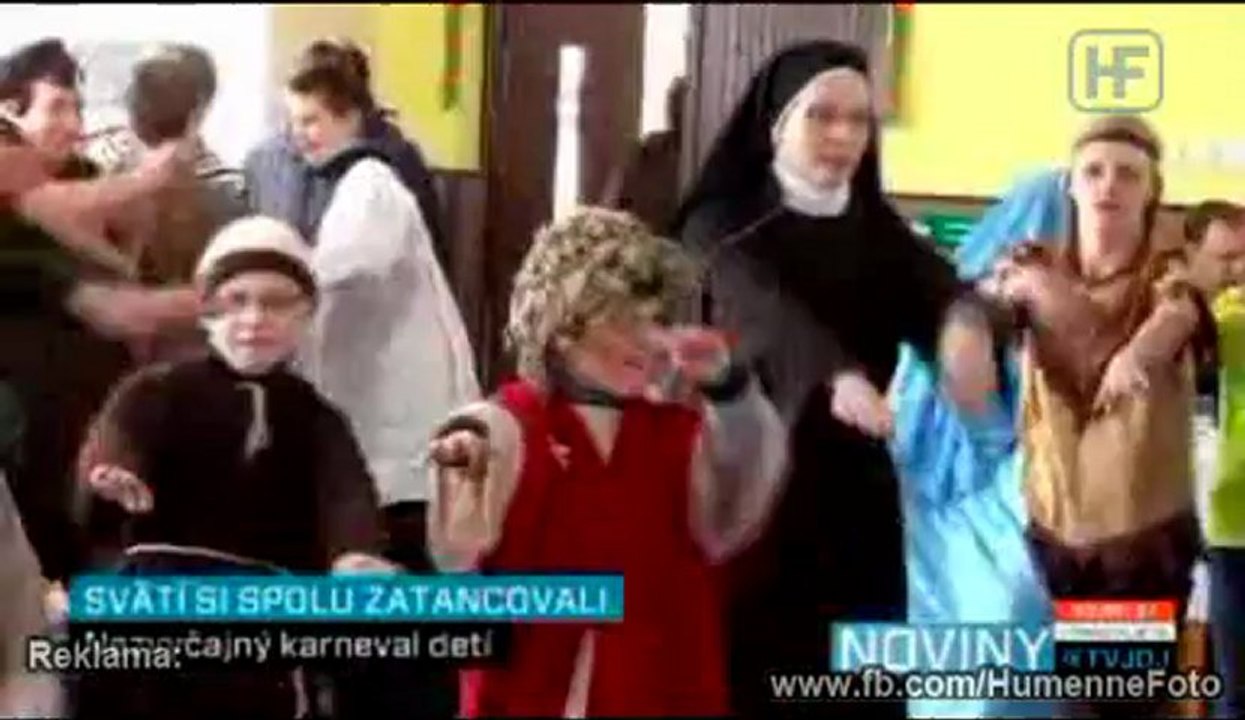 V Ohradzanoch pri Humennom si spolu zatancovali svätí 09022013