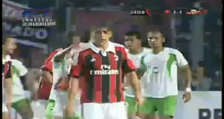 A.C. Milan Glorie v Indonesia All Star 4-2 Goals and  Highlights