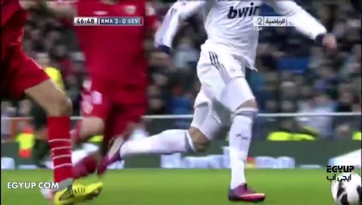 اهداف مباراة ريال مدريد و اشبيلية 9/2/2013 فى الدورى الاسبانى