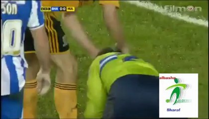 ملخص وأهداف برايتون (العبد ) 1_0 هال سيتى (أحمد فتحى وجدو )