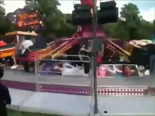 Seat on ride tips over!