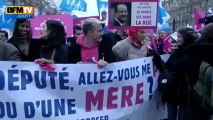 200 opposants au mariage homo ont manifesté sur les Champs Elysées - 10/02
