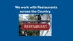 Restaurant mobile marketing for local restaurants, pizza bars and fine dining