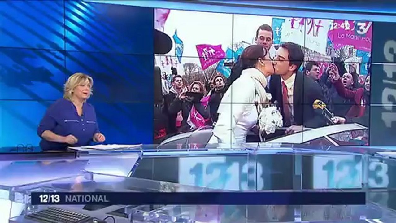 France 3 National - opération Tulle - La manif pour tous - 10 février 2013