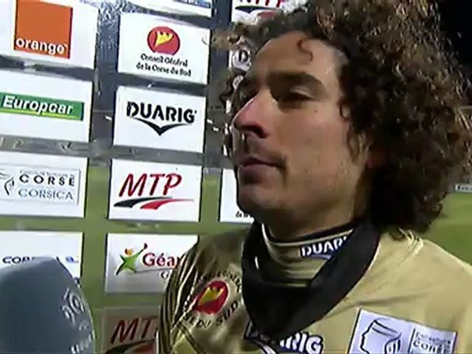Interview de fin de match : AC Ajaccio - Girondins de Bordeaux - saison 2012/2013