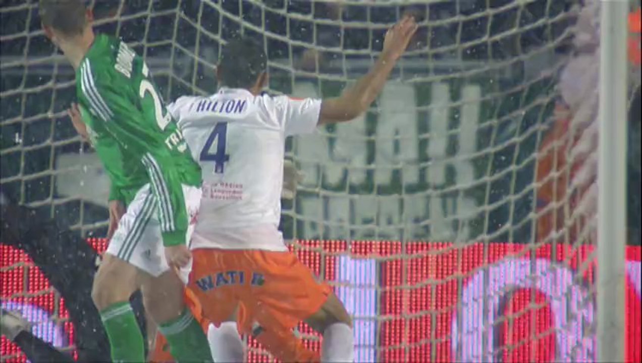 But Mathieu BODMER (75ème) - AS Saint-Etienne - Montpellier Hérault SC (4-1) - saison 2012/2013