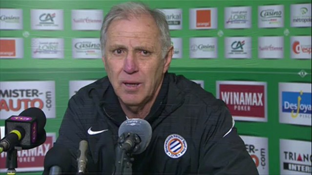 Conférence de presse AS Saint-Etienne - Montpellier Hérault SC : Christophe GALTIER (ASSE) - René GIRARD (MHSC) - saison 2012/2013