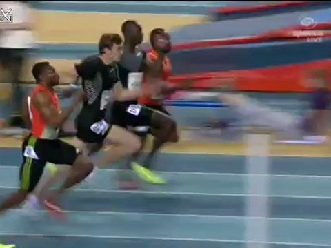 Meeting Gent 2013 60m dash 1st heat Lemaitre 6.67