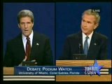 1er débat présidentielle Bush-Kerry