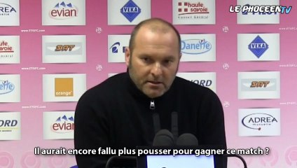 Evian TG 1-1 OM : la réaction de Dupraz
