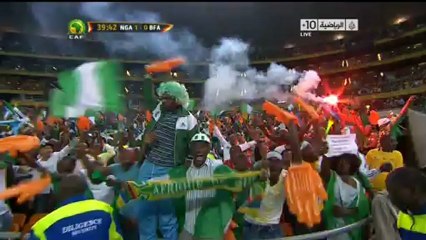Nigeria 	1 - 0 Burkina Faso - Sunday Mba
