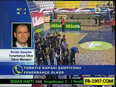 Spor Toto Türkiye Kupası Fenerbahçe Ülker’in - Fenerbahçe Ülker 63-57 Galatasaray Medical Park
