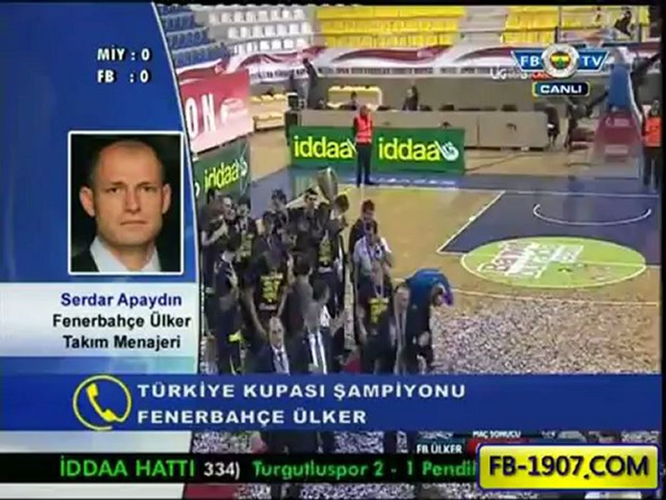 Spor Toto Türkiye Kupası Fenerbahçe Ülker’in -  Fenerbahçe Ülker 63-57 Galatasaray Medical Park