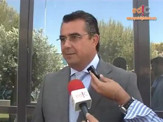 Alcalde visita obras plaza de toros