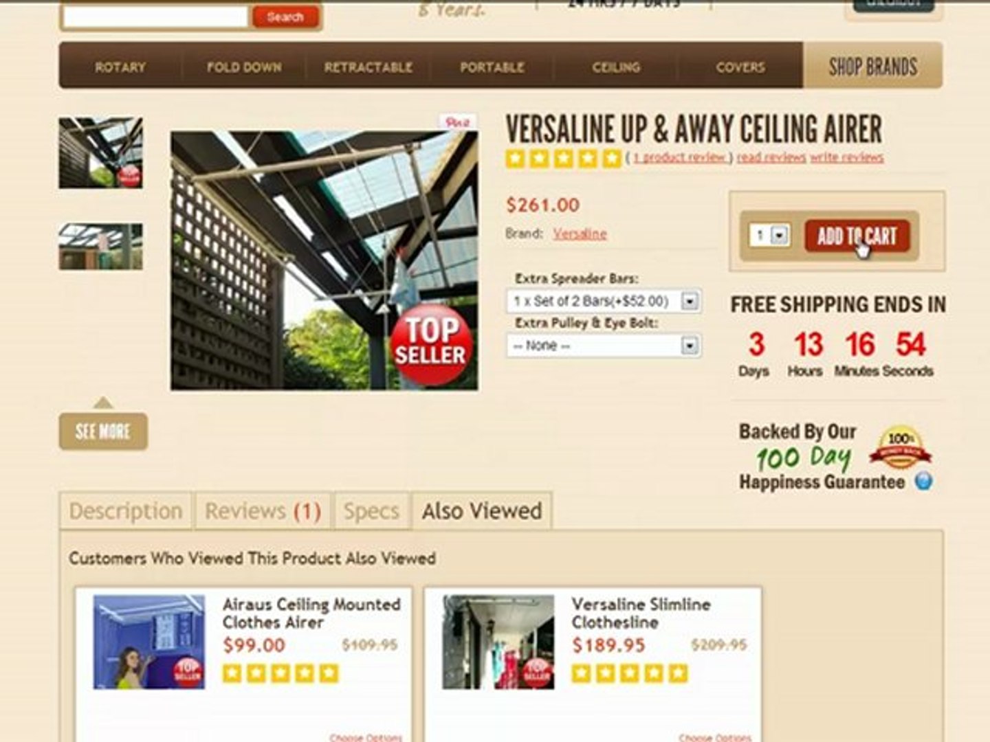 Video Review For Versaline Up Away Clothes Line Video Dailymotion