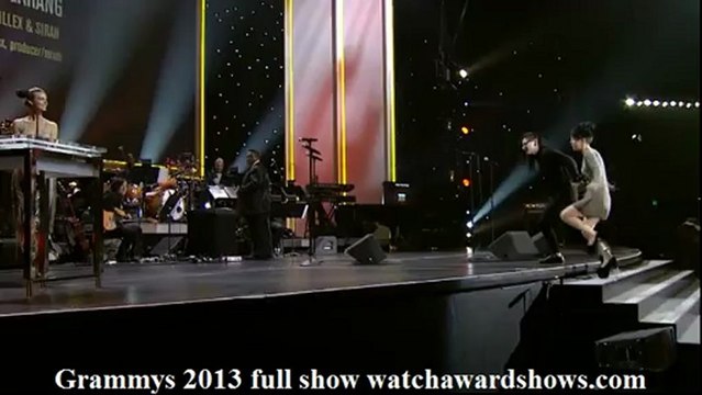 Skrillex acceptance speech Grammys 2013