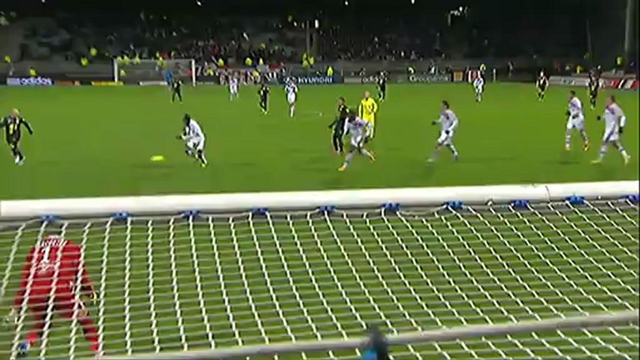 But Florent BALMONT (45ème) - Olympique Lyonnais - LOSC Lille (1-3) - saison 2012/2013