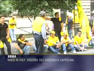 Made in Italy, mozione dell'Assemblea Capitolina
