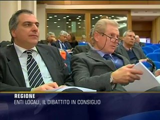 Enti locali, discussione in Consiglio