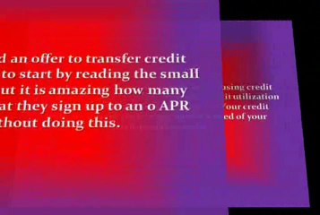 0 interest on balance transfers