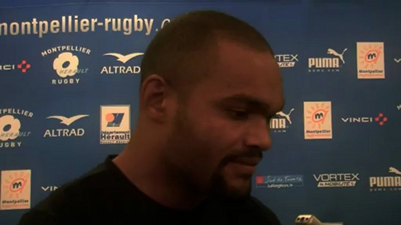 Alexandre Bias après Montpellier - Biarritz : 09/02/2013