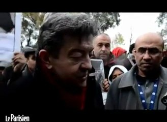 Jean-Luc Mélenchon à Tunis (Le Parisien)