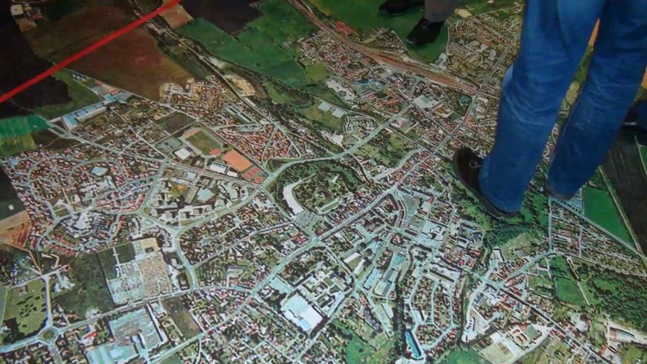 Visite du président de Haute-Normandie sur le chantier de la déviation de Gisors