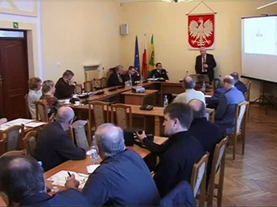 Posiedzenie Powiatowego Zespołu Zarządzania Kryzysowego Ostrów Mazowiecka 2013