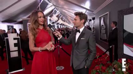 Rihanna - E!  Red Carpet - 2013 Grammys