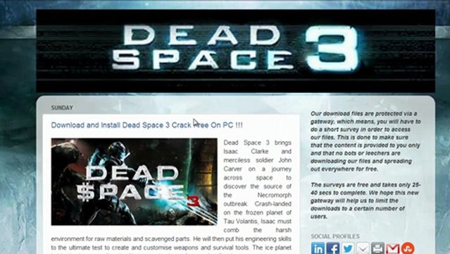 Dead Space 3 Skidrow Crack Leaked