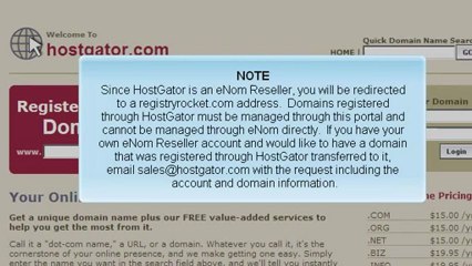 Updating domains contact information Hostgator.com