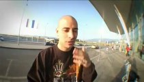 Eklips is beatboxing at Bulgaria Airport - Beatbox Battle TV