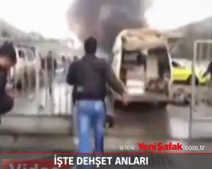 İşte dehşet anları