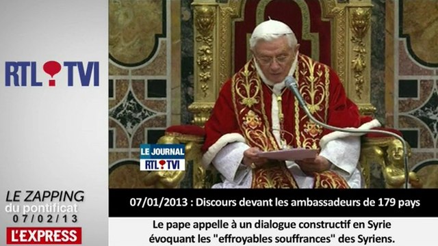 Retour en images sur le pontificat de Benoit XVI