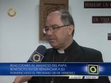 Obispo Auxiliar de Caracas destaca “sorpresiva“ decisión de Benedicto XVI