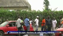 Démission du pape: réactions de catholiques à Abidjan