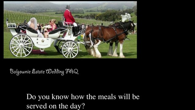 Yarra Valley Weddings Frequently Asked Questions Q4...