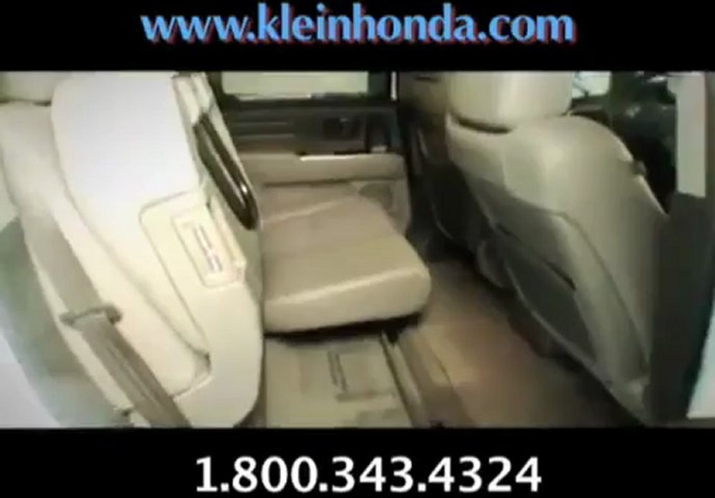 Buy Used Honda Ridgeline from Certified Delear Klein Honda