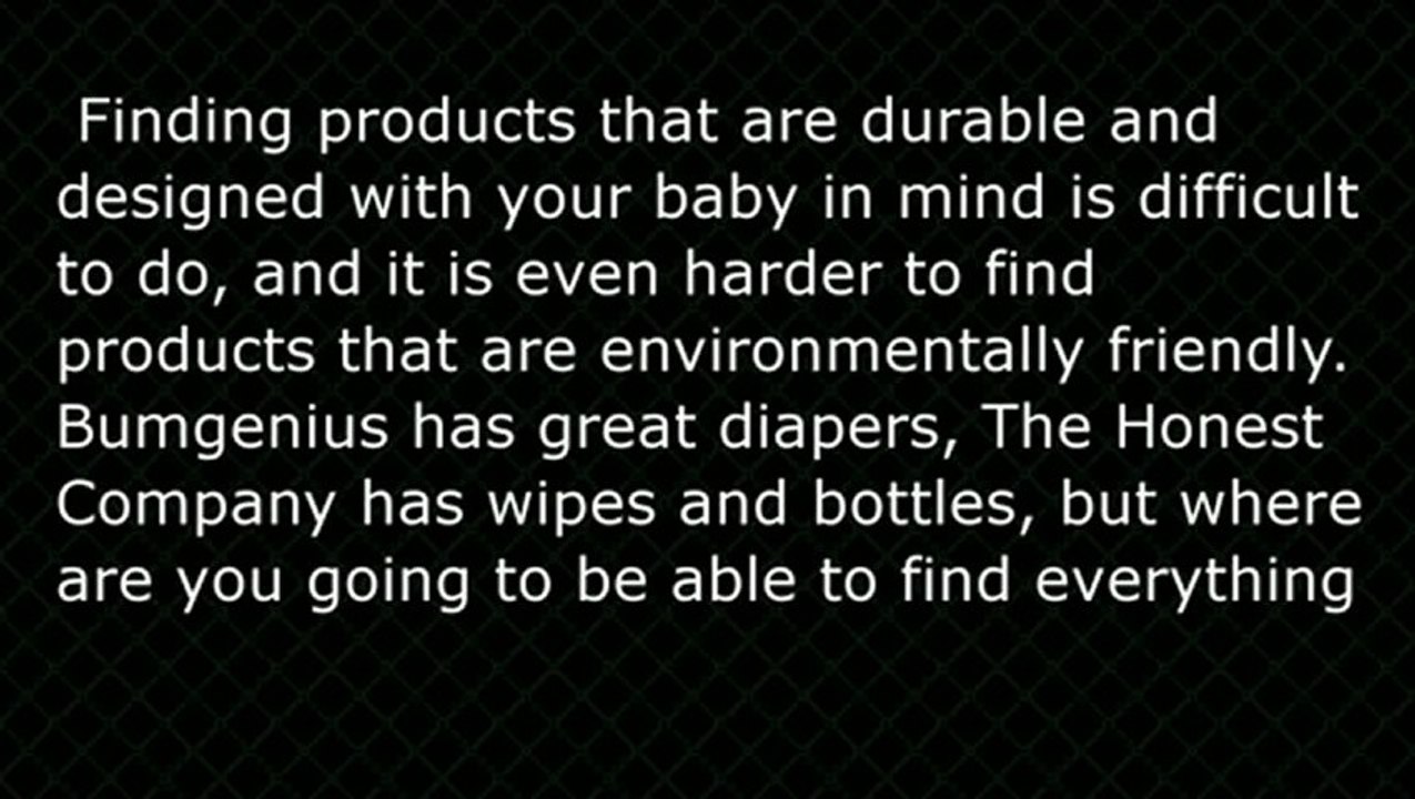 Buying Green Products For Your Baby