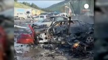 Esplode bus al confine Siria-Turchia, 13 morti