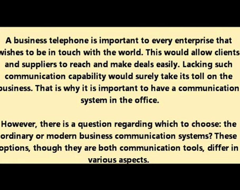 What Makes a Modern Business Telephone Different