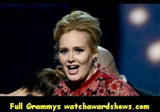 #Adele accepts the Best Pop Solo Performance GRAMMY at the 55th GRAMMY Awards 2013