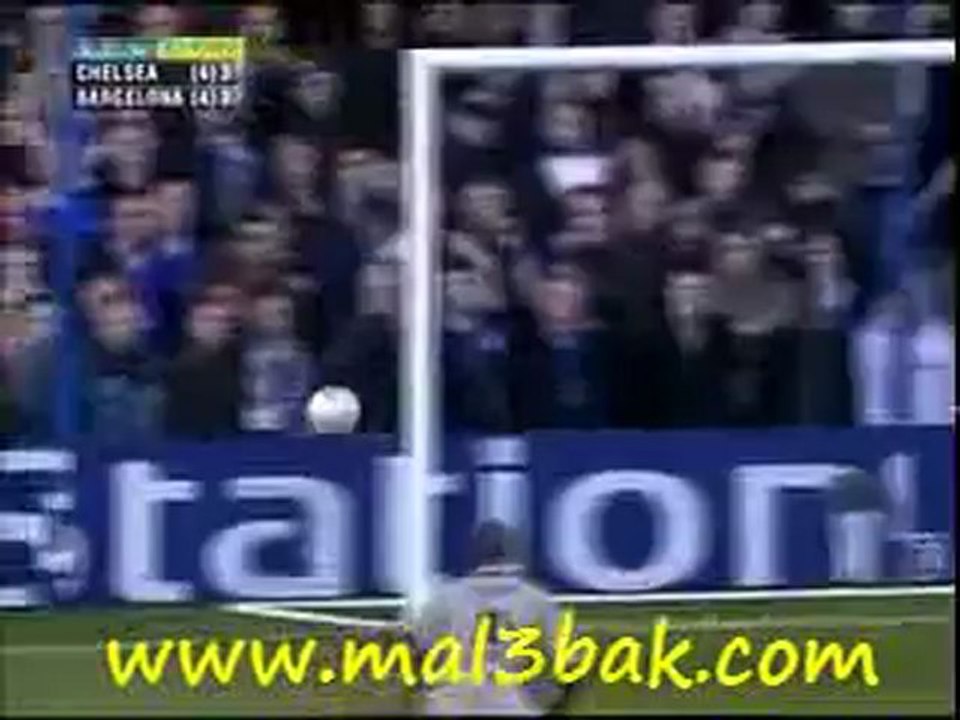 هدف رونالدينهو الخيالى فى مرمى تشيلسى عام 2005