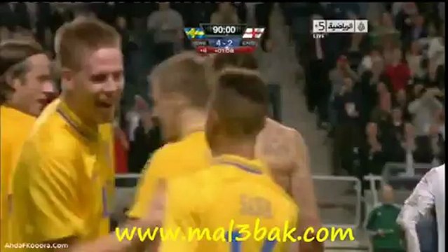 هدف ابراهيموفيتش الخرافي ضد انجلترا
