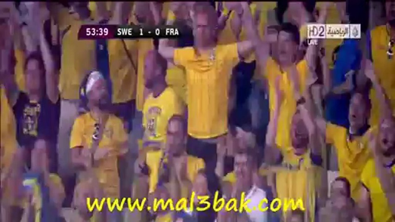 هدف إبراهيموفيتش الخرافي علي فرنسا