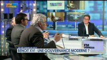 Benoit XVI : une gouvernance moderne ? - 11 février - BFM : Les décodeurs de l'éco 4/5
