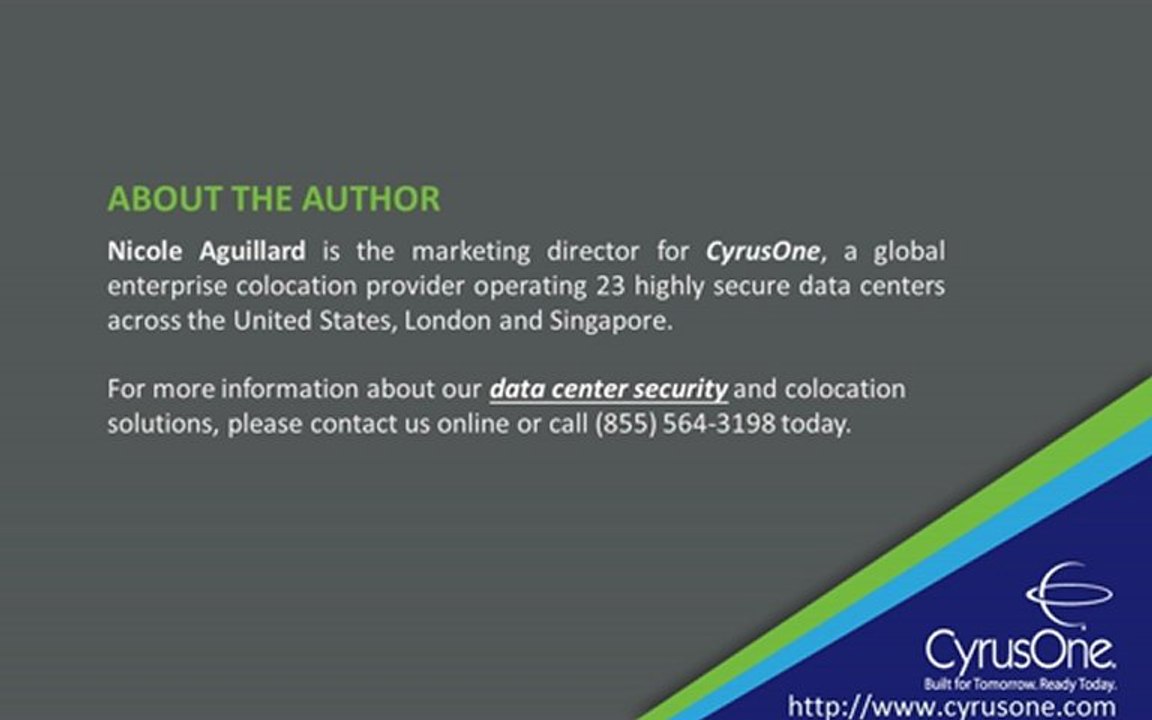 Data Center Security:  Always a Main Concern for Businesses