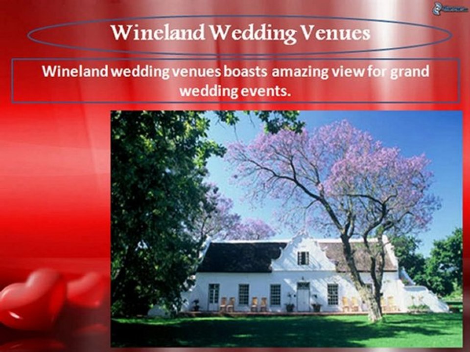 Valentine Day Wedding Venues at South Africa – SAweddingvenues
